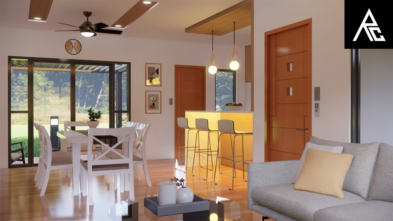 Orderly 2-Bedroom Bungalow-Type Small House Design Idea (84 SQM Only)