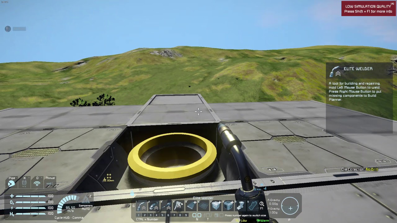 Space Engineers - Chilling with stable autopilot