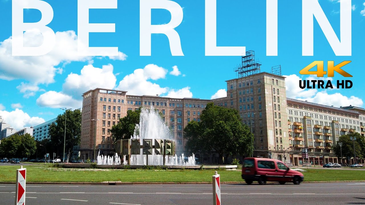 Berlin Cycling Mitte to Friedrichshain [4K] Binaural Sounds 2020 🇩🇪 Brandenburger Tor,Alexanderplatz
