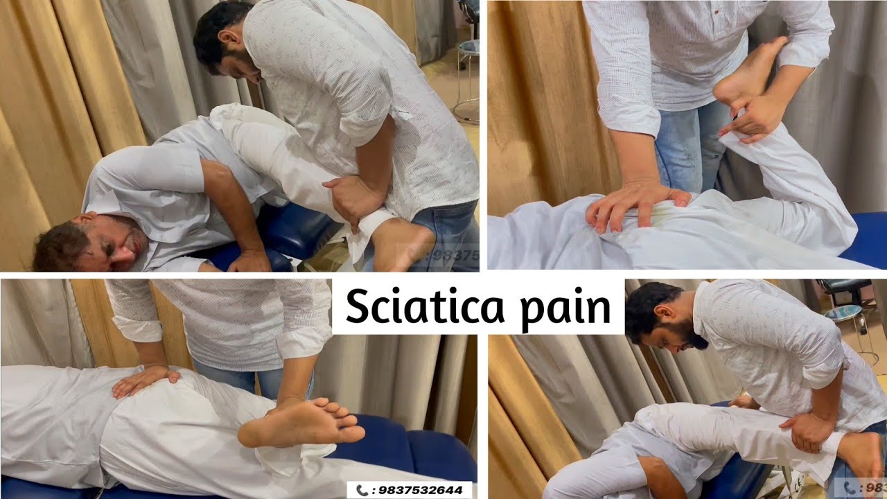 Sciatica pain relief exercises || sciatic nerve pain chiropractic adjustment || 