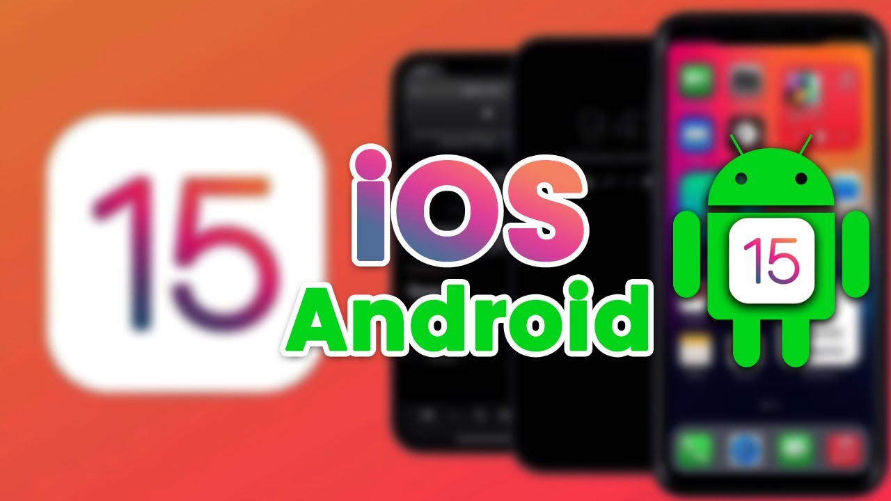 iOS 15 on ANDROID | Change Your Android to Look Like iOS 15 [CUSTOMIZATION GUIDE]