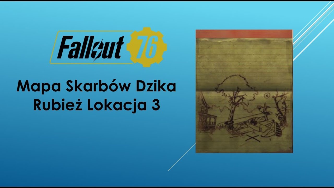Falout 76 PL Mapa Skarbów Dzika Rubież Lokacja 3