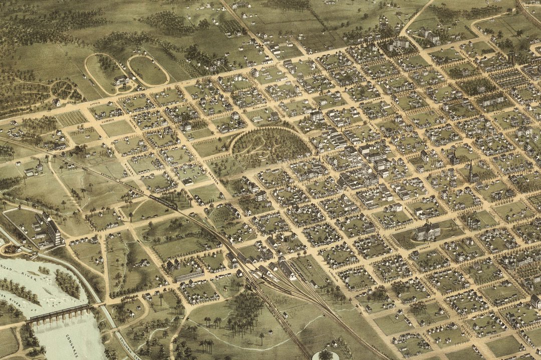 Columbia South Carolina History and Cartography (1872)