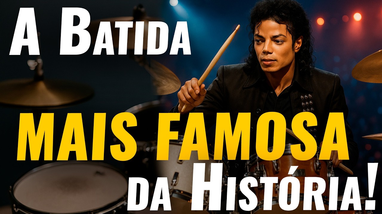Toque Billie Jean na Bateria em 8 Minutos (Mesmo Sendo Iniciante!)