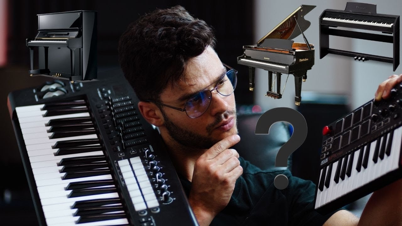 Jaké piano mám koupit - pianino, křídlo, klávesy, digitální piano, stage piano, midi kontroler