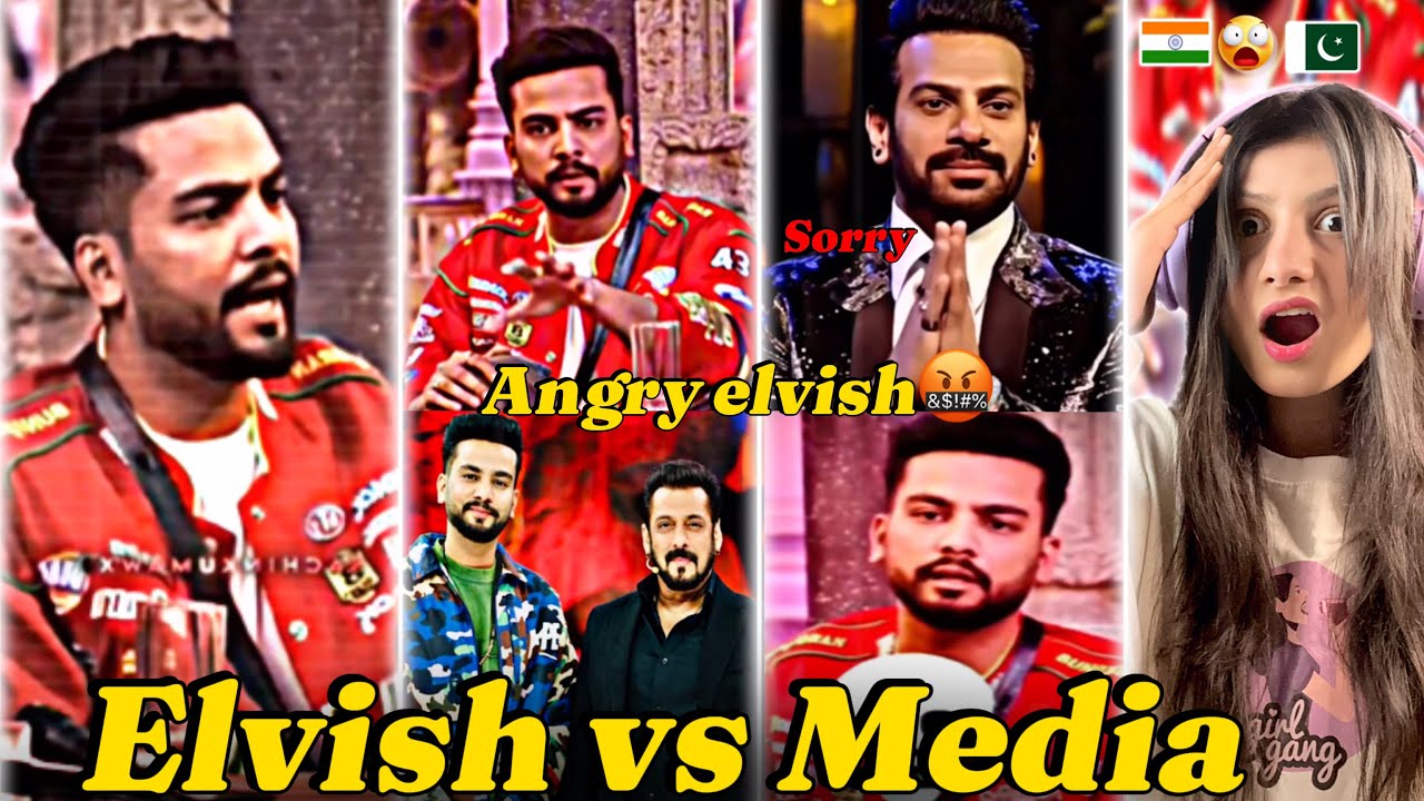 Reaction on Elvish Yadav vs Media Edits 😈| elvish Angry Moments 🔥😈
