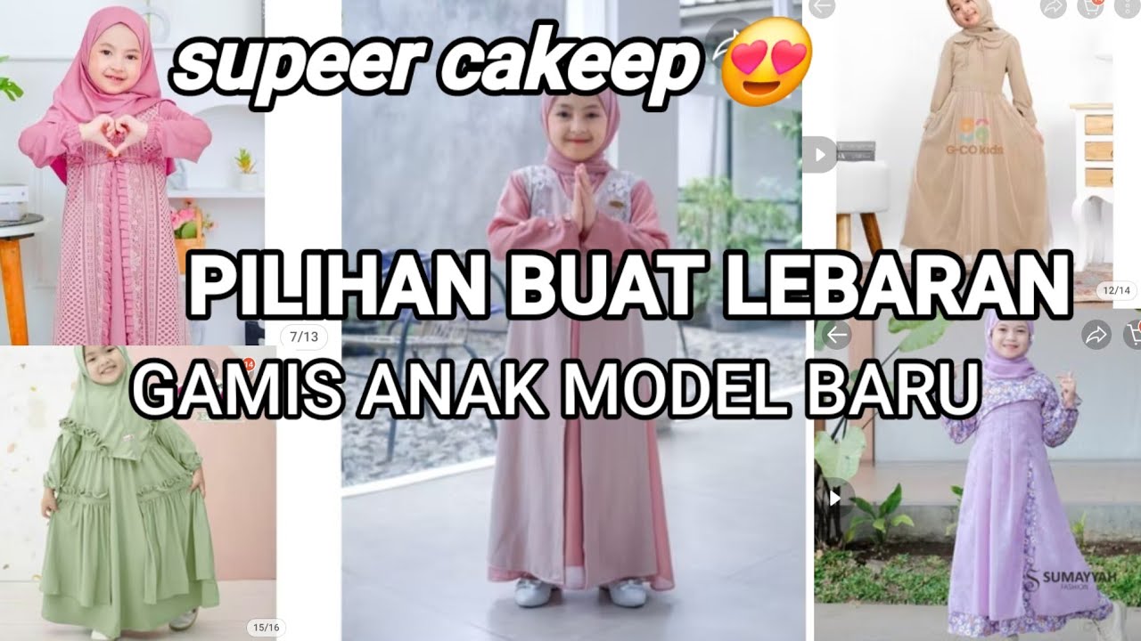 9 REKOMENDASI MODEL GAMIS ANAK TERBARU BUAT LEBARAN