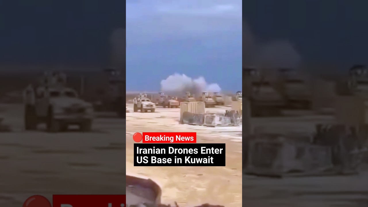 🔴 BREAKING NEWS: Iranian Drones Enter US Base in Kuwait