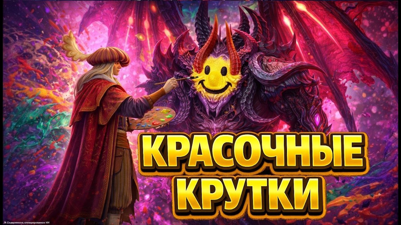 Красочные крутки на Эзарета и Художника    Watcher of realms