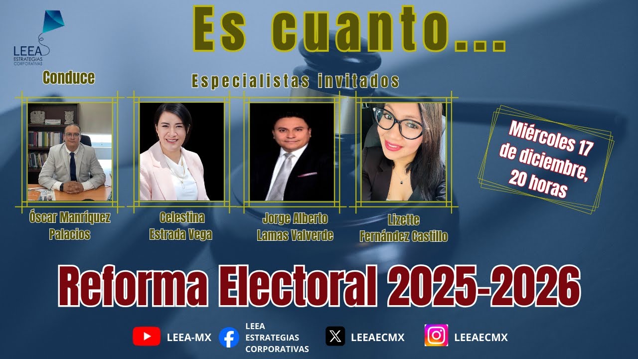 Reforma Electoral 2025-2026