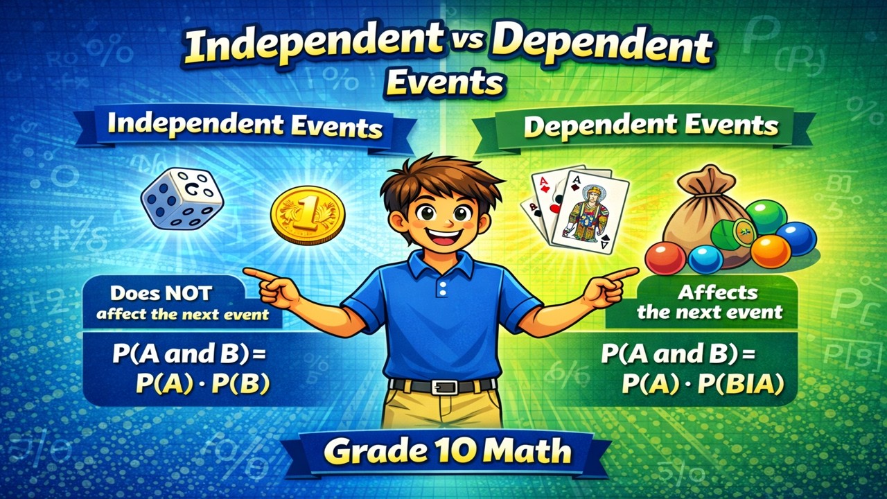 Independent vs Dependent Events | Grade 10 Math (Tagalog|)