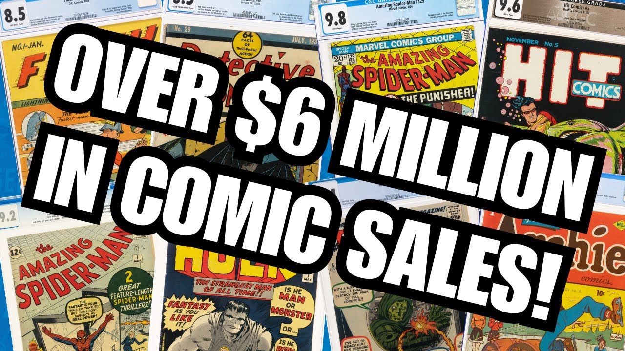 Over $6 Million Dollars in Comic Sales! Mega Grails!