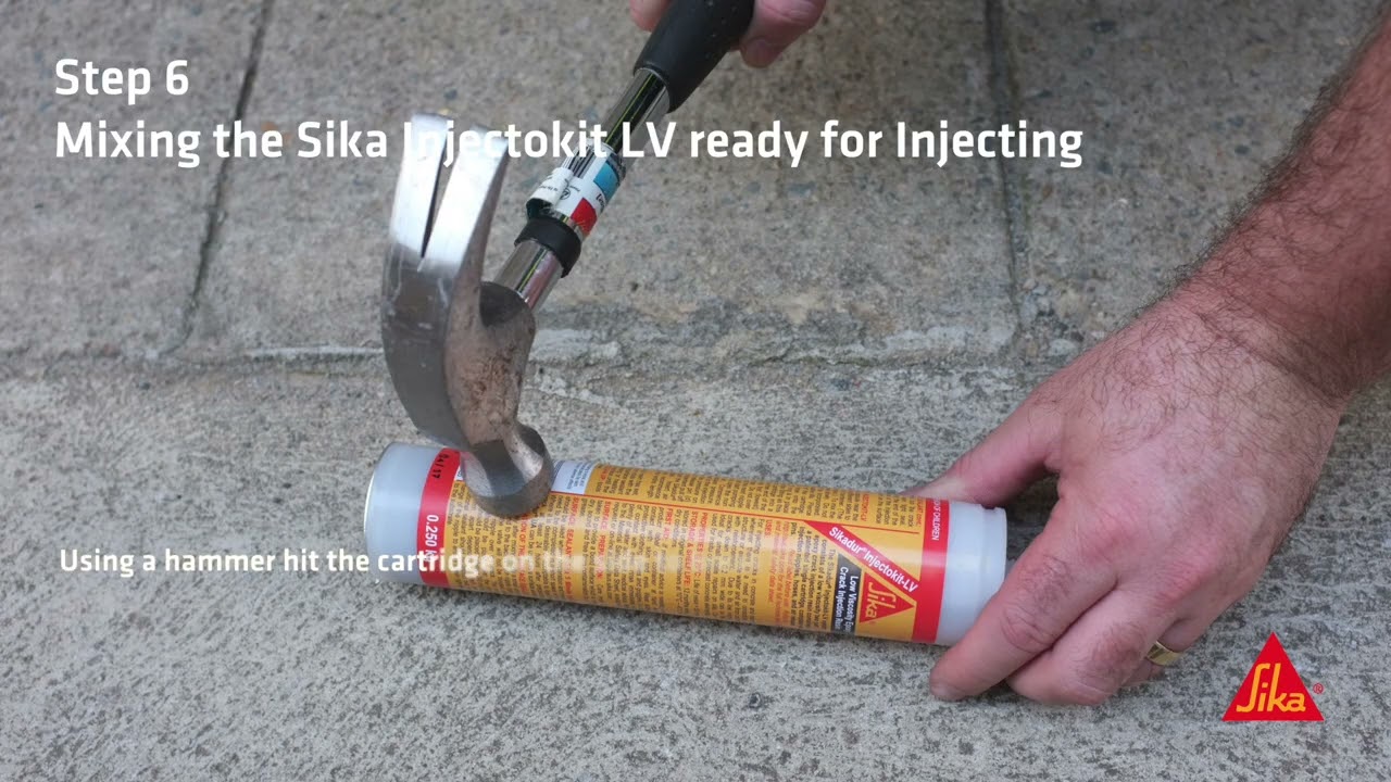Crack Repair with Sikadur Injectokit LV