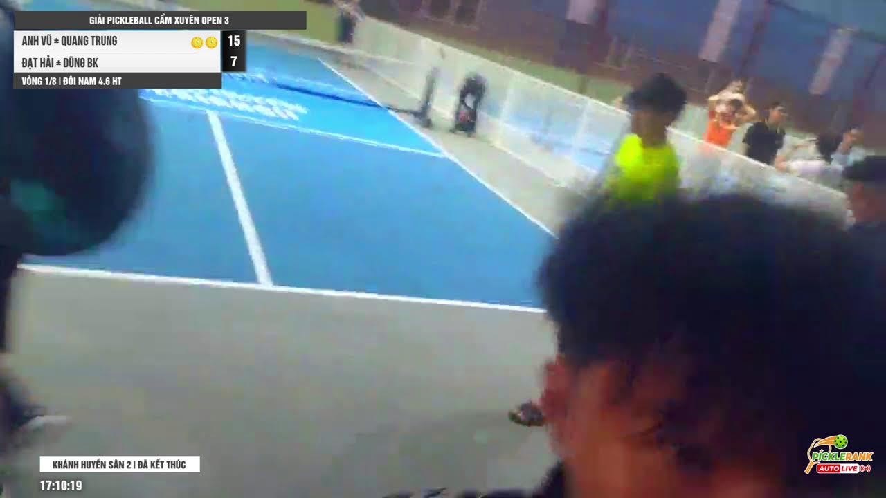 🔴Khánh Huyền Sân 2 | Giải Pickleball Cẩm Xuyên Open 3 - Đôi Nam 4.6 HT