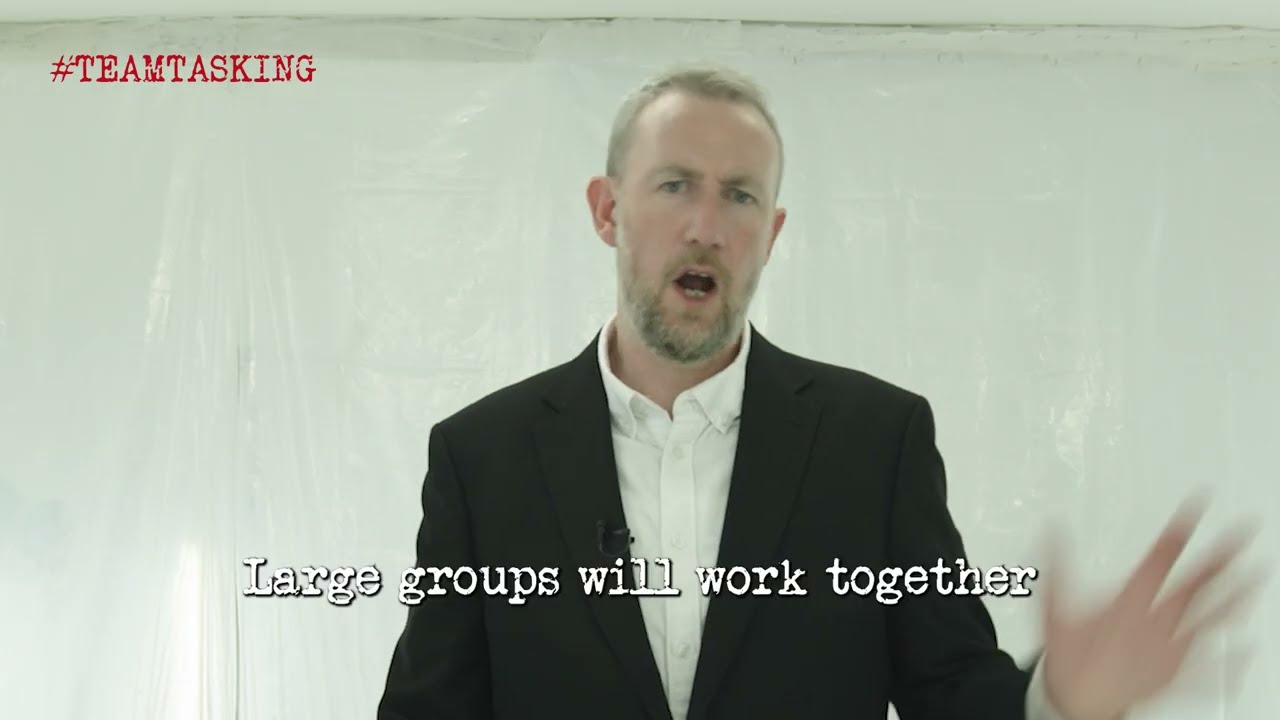 Team Tasking is coming. Alex Horne will set one task every half term for groups to attempt together