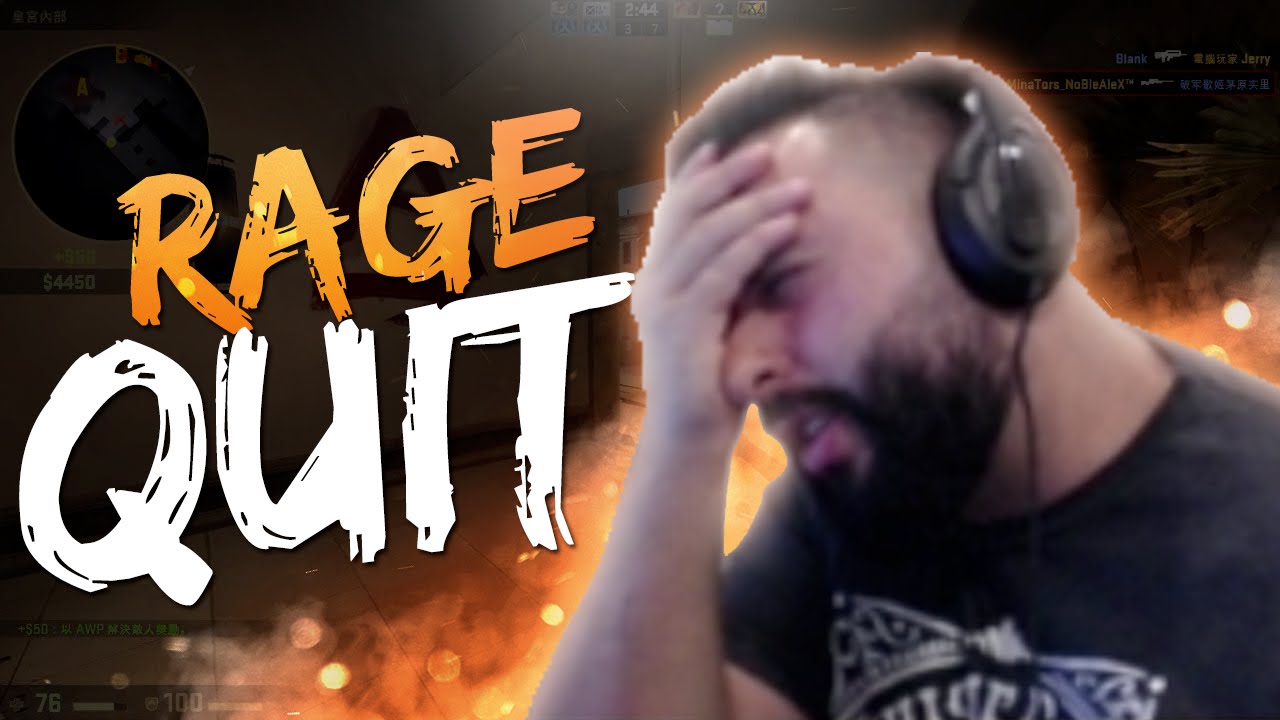 RAGE QUIT! CS:GO - M0E TV