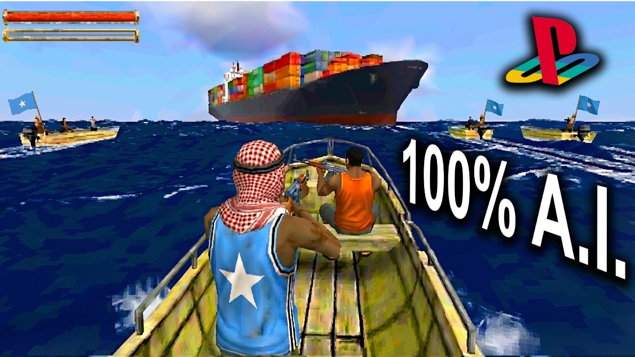 History of Somalia as a PS1 Game (A.I. Video)