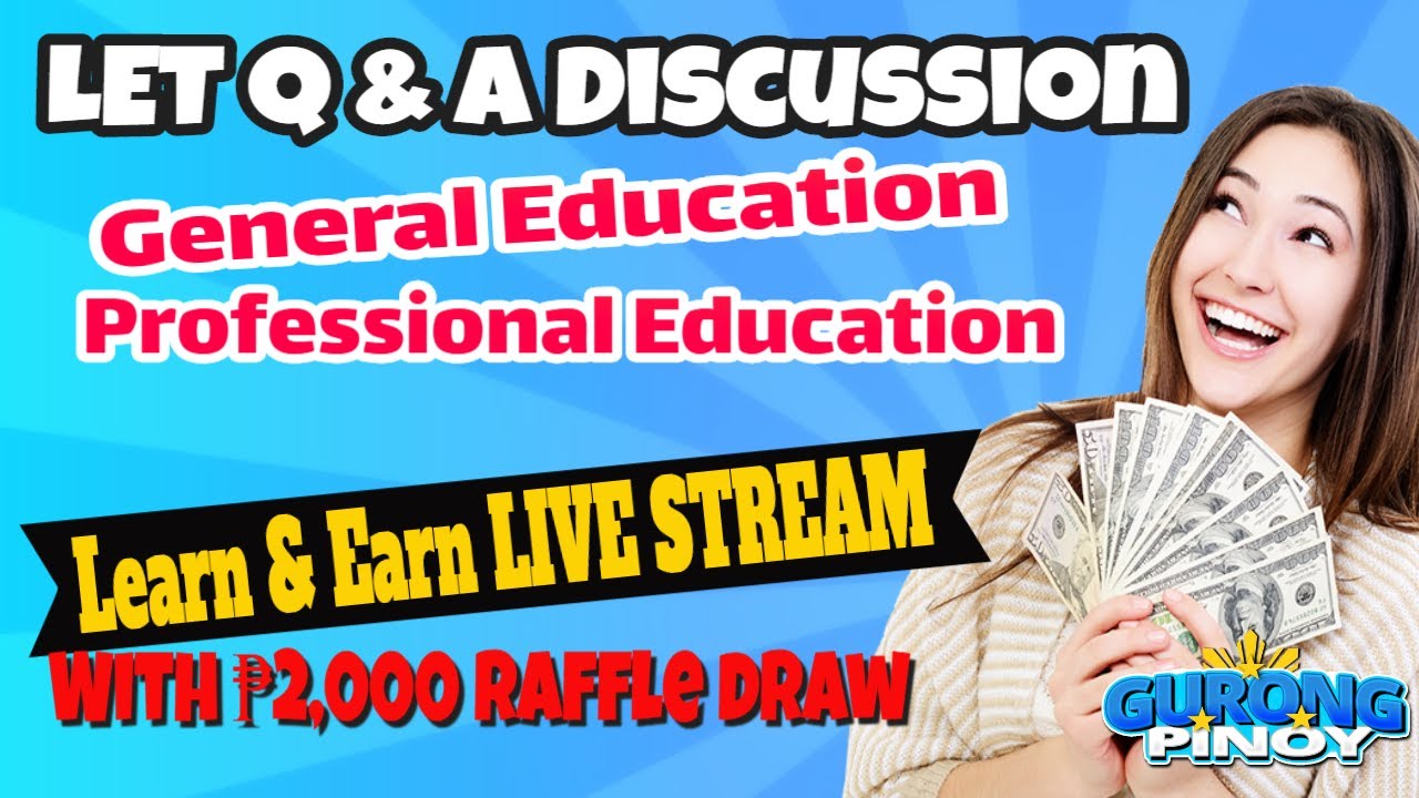 GenEd and ProfEd Learn & Earn Live Stream