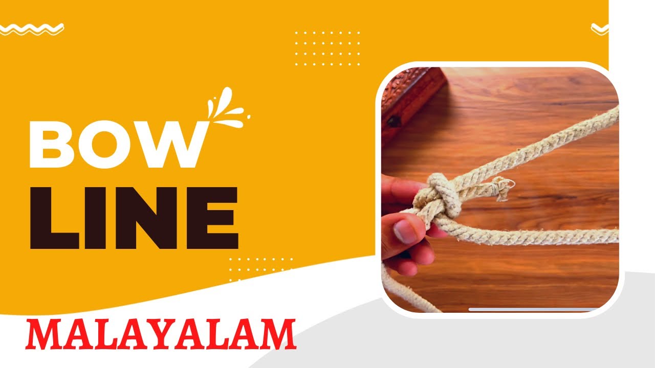 Bowline | Malayalam | scouts and guides