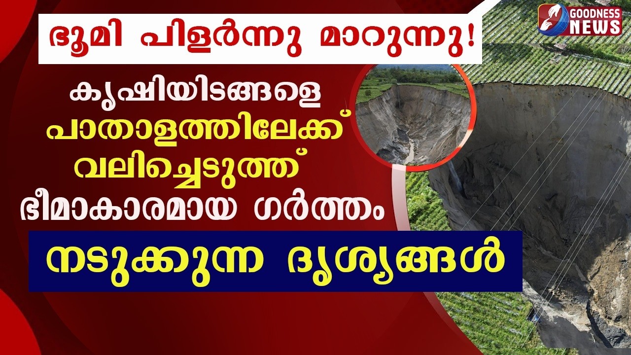 ഭൂമി പിളർന്നു മാറുന്നു ! | INDONESIA | LANDSLIDE | DISASTER | GOODNESS NEWS