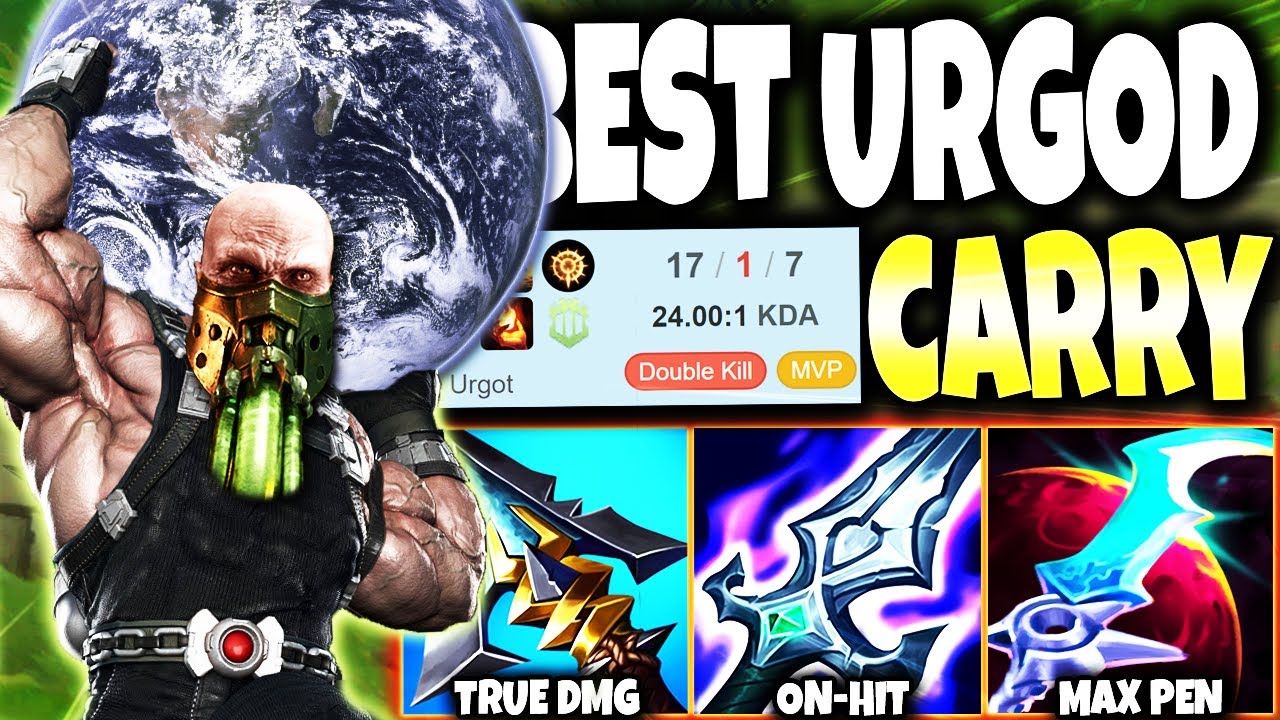 This is the most OP URGOD BUILD GUIDE TO 1v5 CARRY EVERY GAME 🔥 LoL Top Urgot s12 Gameplay