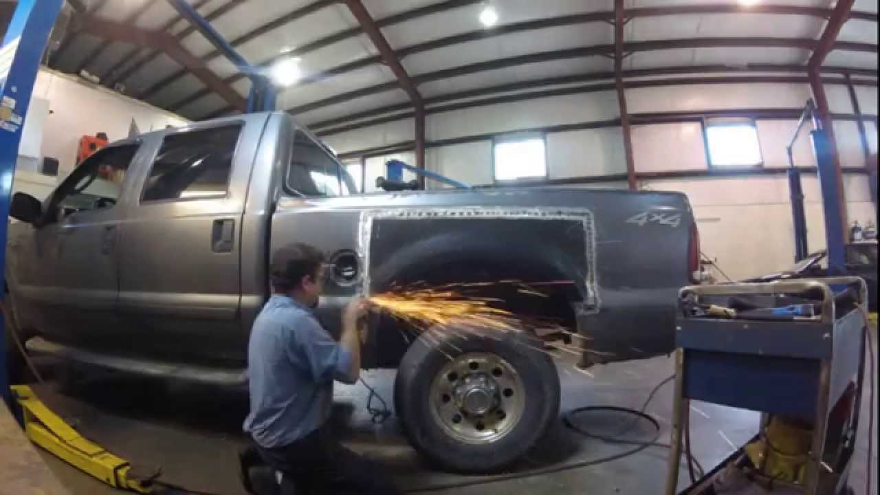 Rusted Ford Bed Repair.