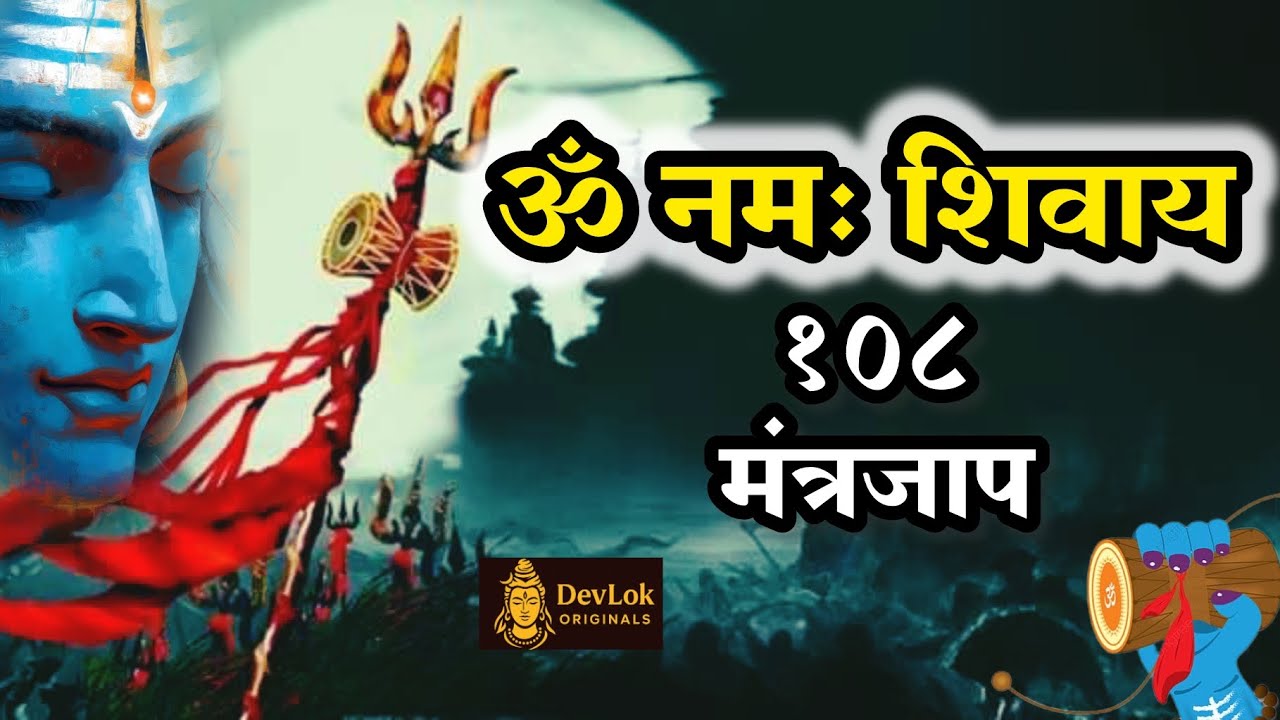 ॐ नमः शिवाय 108 मंत्रजप🙏 | महादेव मंत्र | 108 Shiv Mantra Chanting | DevLok Originals