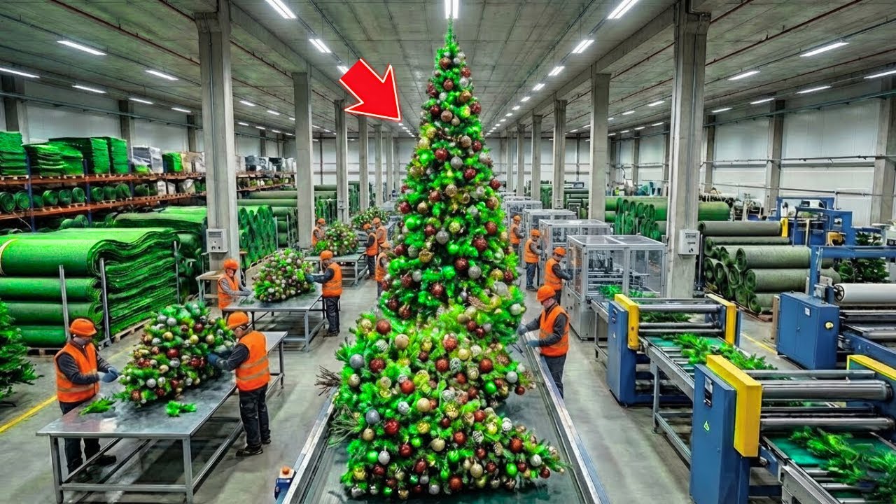 The Hidden Factory: How Millions of Christmas Trees Are Made