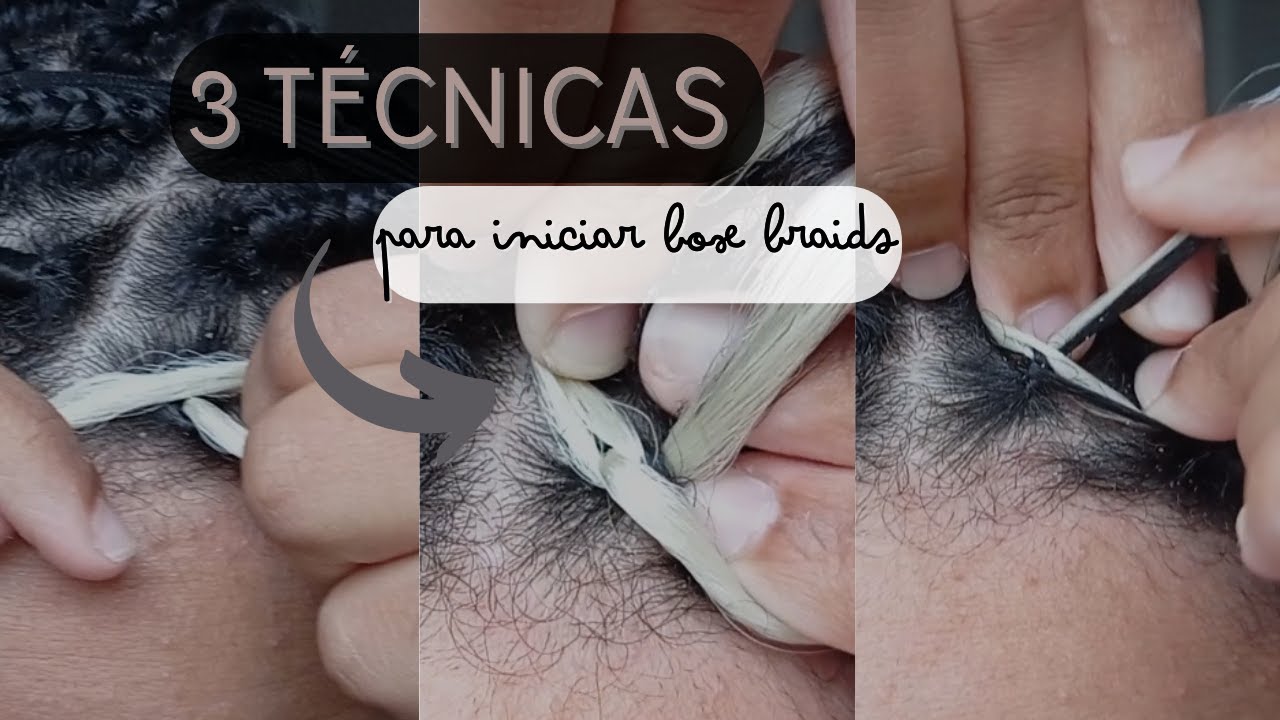 3 Técnicas para Iniciar Box Braids   Nó que Não Escorrega