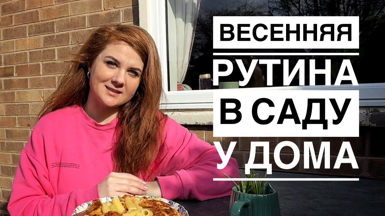 Весенняя рутина в английском саду и прогулки у дома в конце февраля.