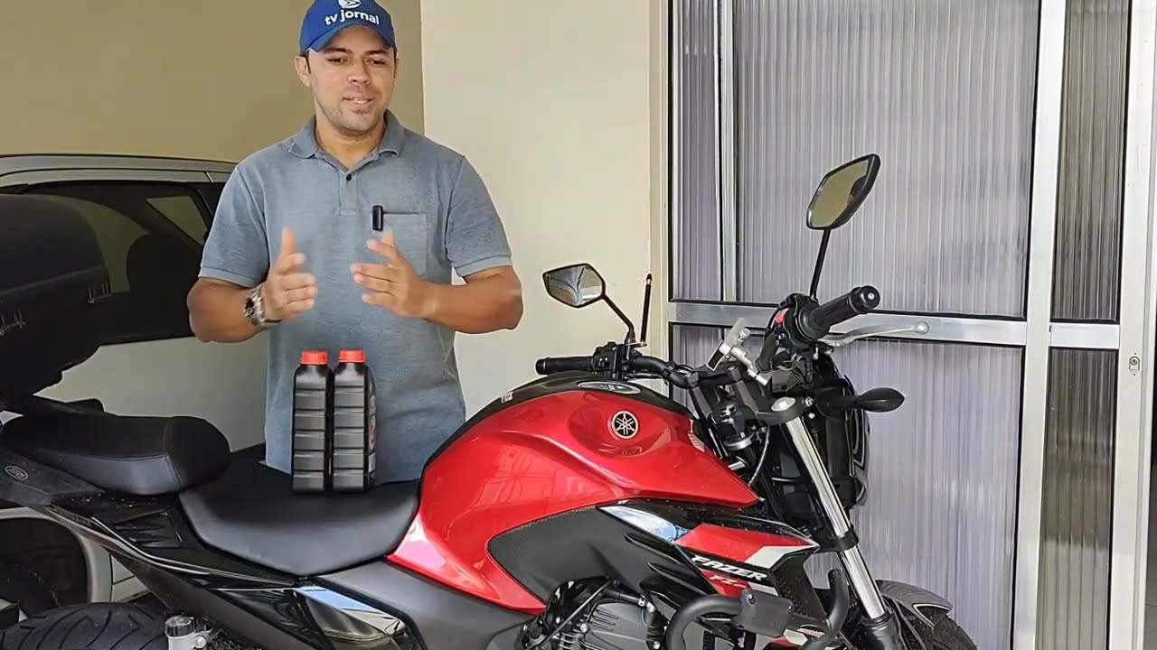 Trocando Óleo da FZ25 Passo a passo.