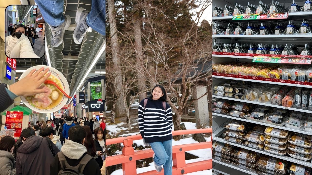 🏯☃️ japan vlog: food trip, dotonbori + snow