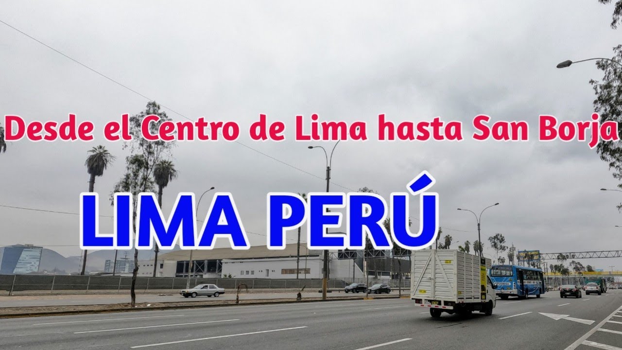 UN RECORRIDO DESDE El CENTRO DE LIMA HASTA SAN BORJA  POR El VÍA DE EVITAMIENTO: DÍA 03/10/2021