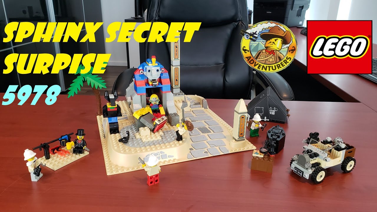 LEGO Adventurers Sphinx Secret Surprise 5978 Review! One of The Best Adventurer Sets to Date...