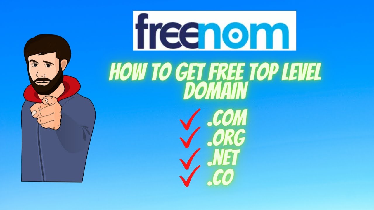 How To Get Top Level Domains For Free