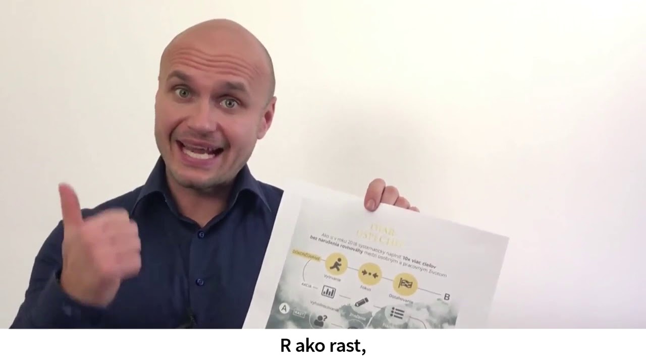 Diár Úspechu R.A.D. na rok 2018