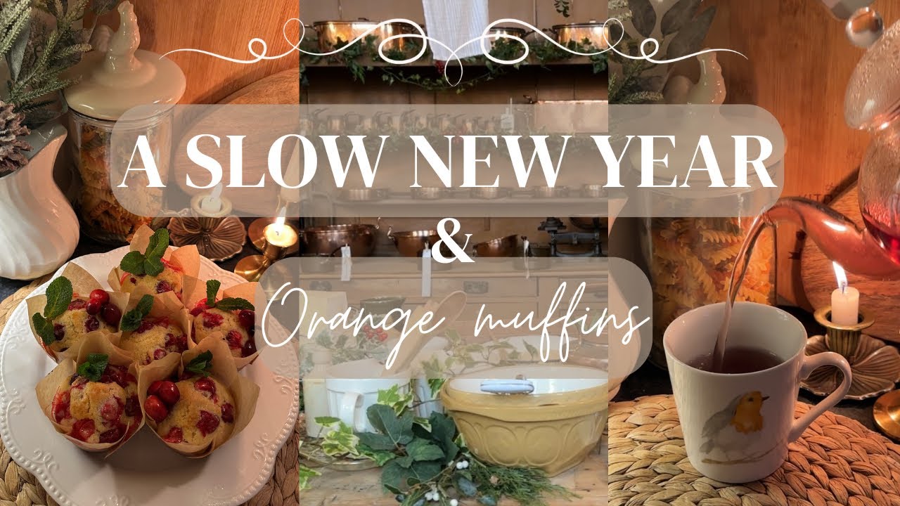 Slow Living in the English Countryside | ✨New Year Calm, Tea Rituals & Cosy Winter Baking