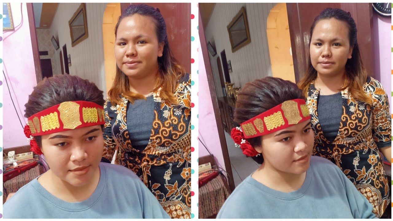tutorial sanggul serat pengantin Batak untuk pemula make up bunda asih