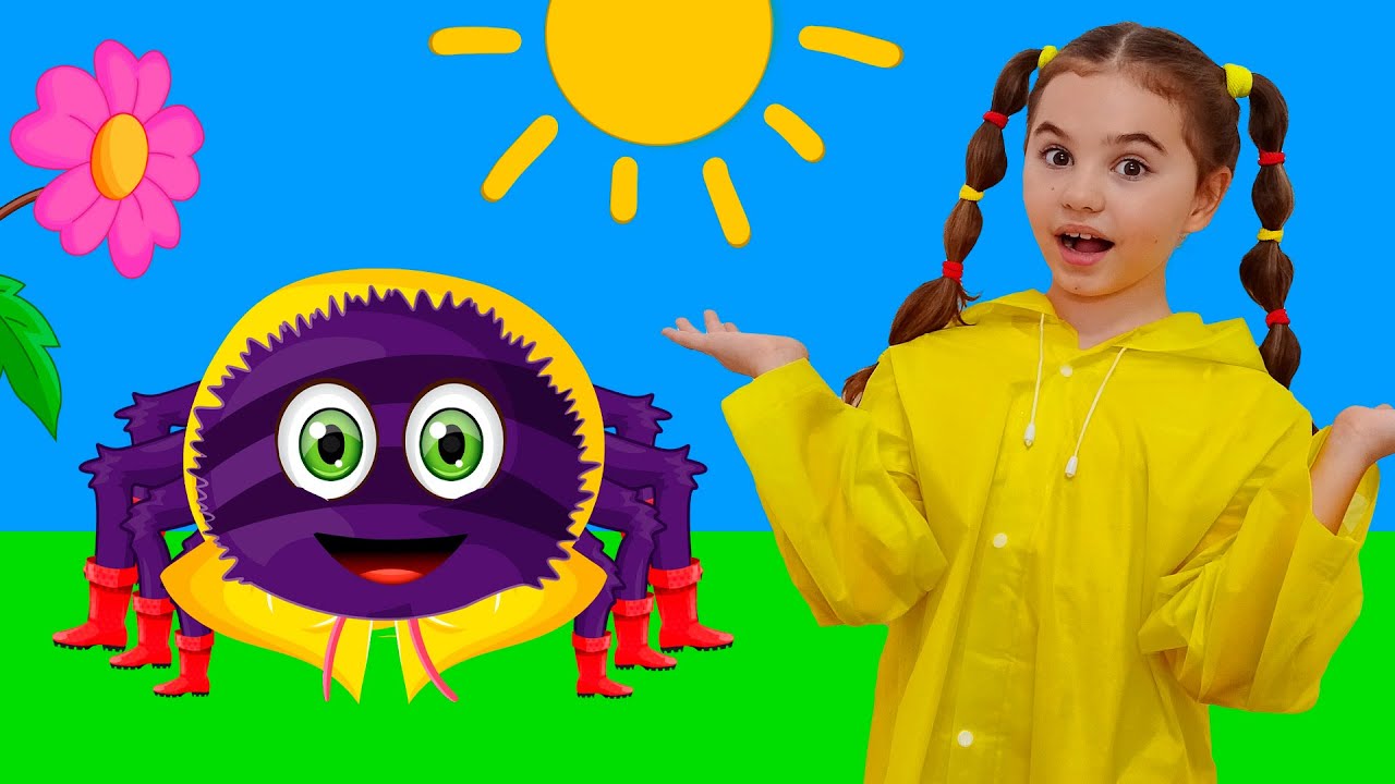The Itsy Bitsy Spider 🕸️ Baby Nursery Rhymes & Kids Song