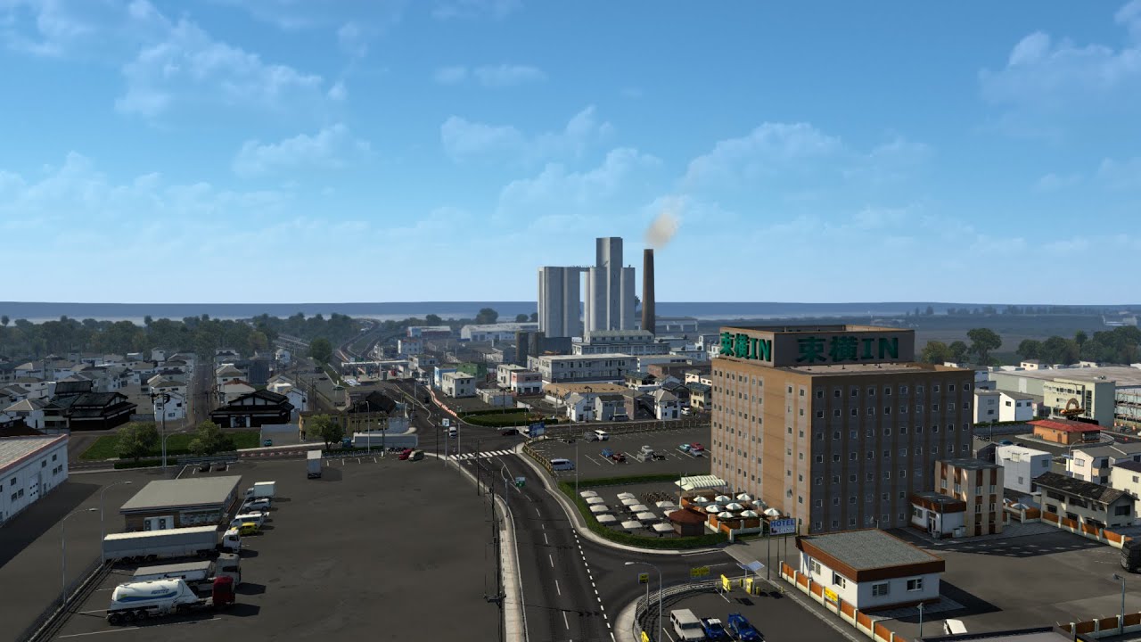 ETS 2 | Project Japan Map v1.0.9 | Jōetsu (Niigata) - Hakusan (Ishikawa)