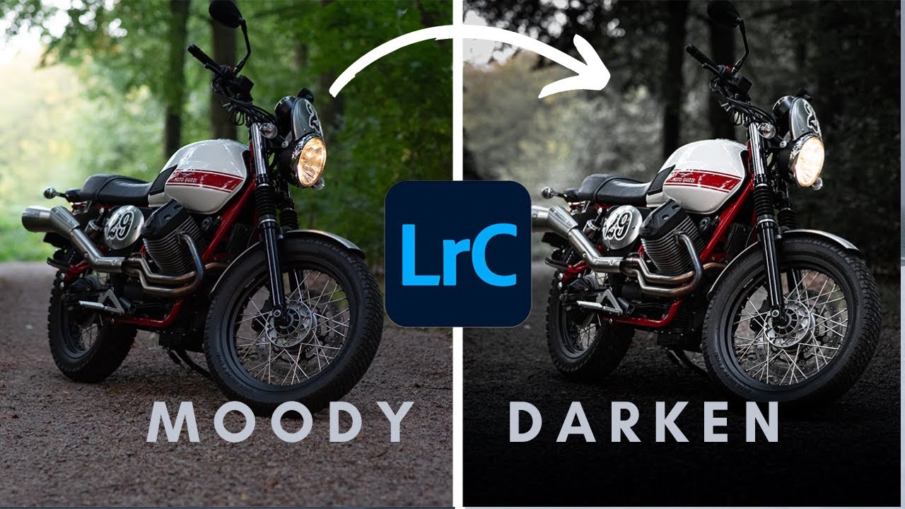 How to Edit MOODY and DARK Photos in Lightroom - Easy Technique