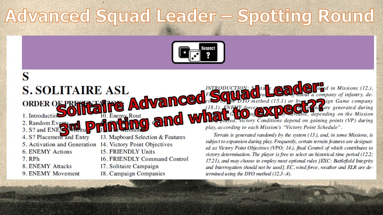 SASL 3rd Printing - What to Expect