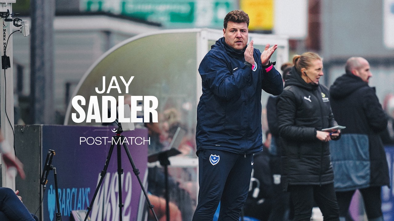 Jay Sadler post-match 🎙️ | Pompey v Ipswich