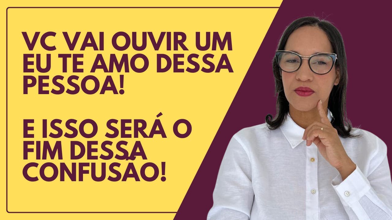 AO VIVO: Vc vai ouvir um Eu te amo dessa pessoa e isso já tem data marcada pra acontecer!