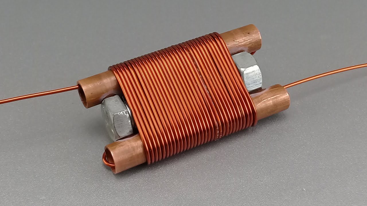 how to make free electricity energy with copper pipe and copper wire use magnet energy