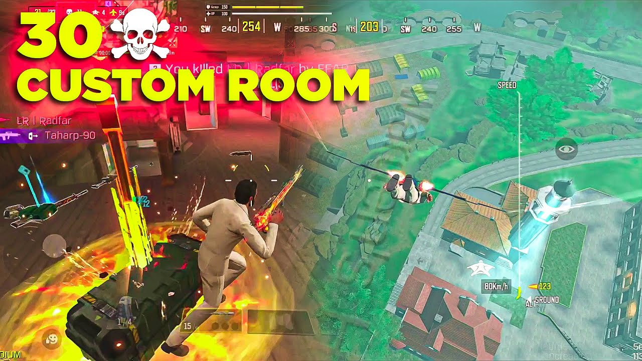 30 KILLS IN ALCATRAZ PRIVATE ROOM AGAINST PRO PLAYERS | CODM