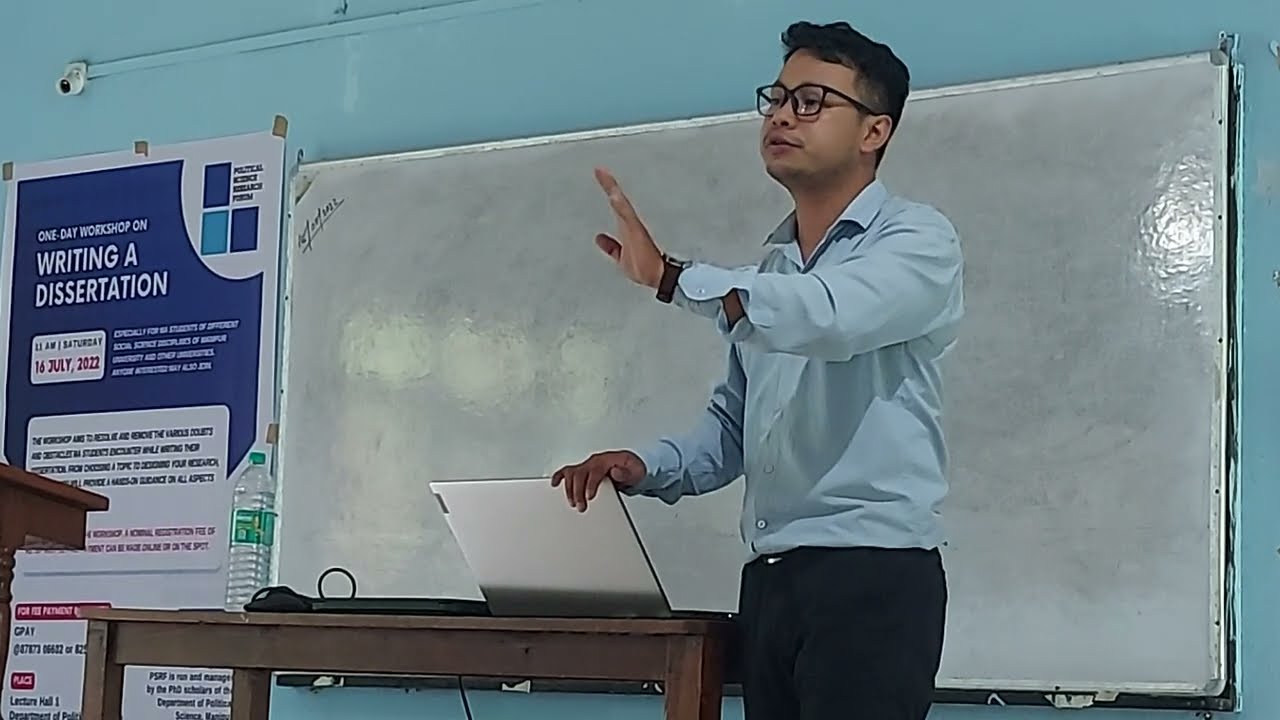 WRITING A DESERTATION(3)= "Review of Literature"- Mr Ngasham Tenzing (PhD Research Scholar- Pol Sc.)