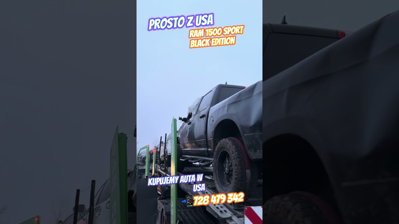 Bestia z USA! 🇺🇸 Uszkodzony RAM 1500 Black Edition – hit czy kit? 🤯🛻 
