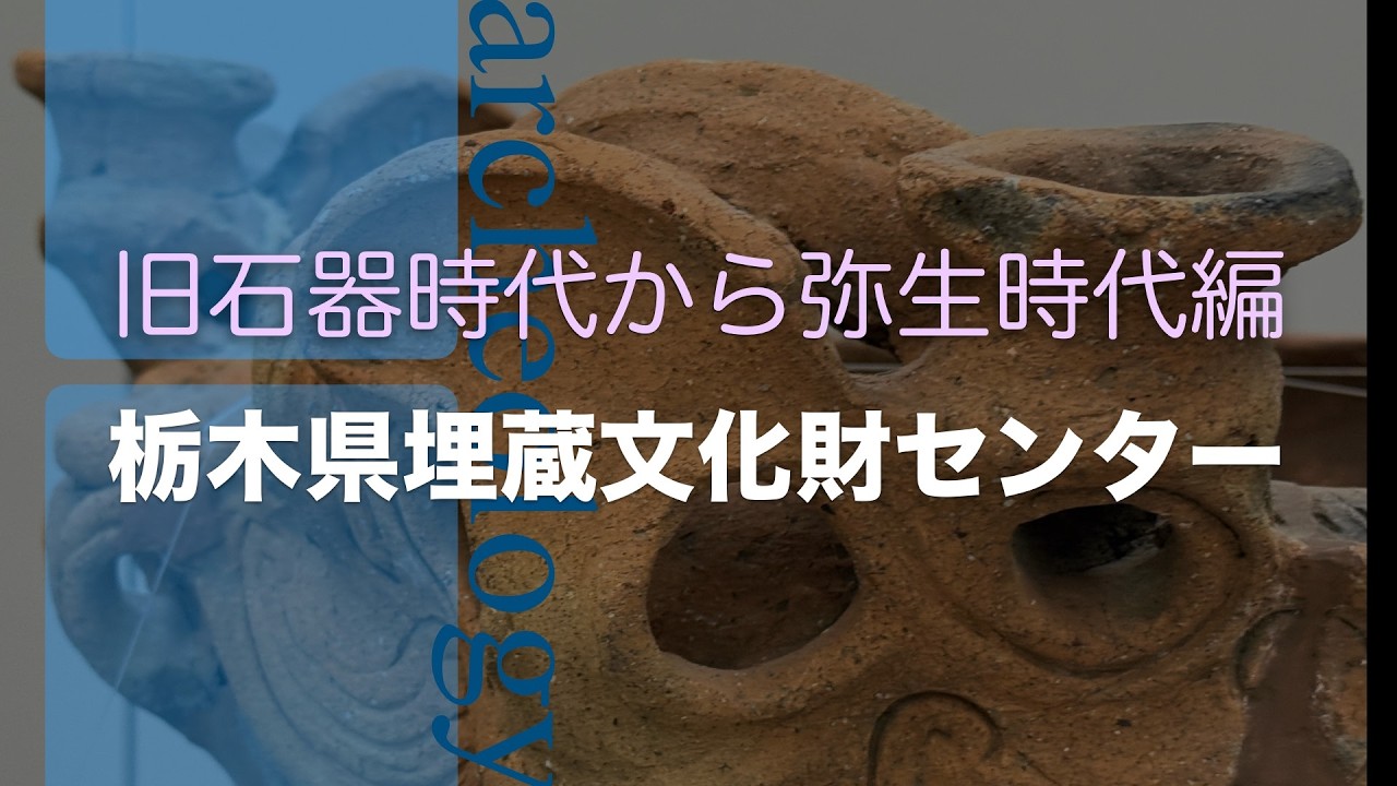 栃木県埋蔵文化財センター 旧石器から弥生時代編