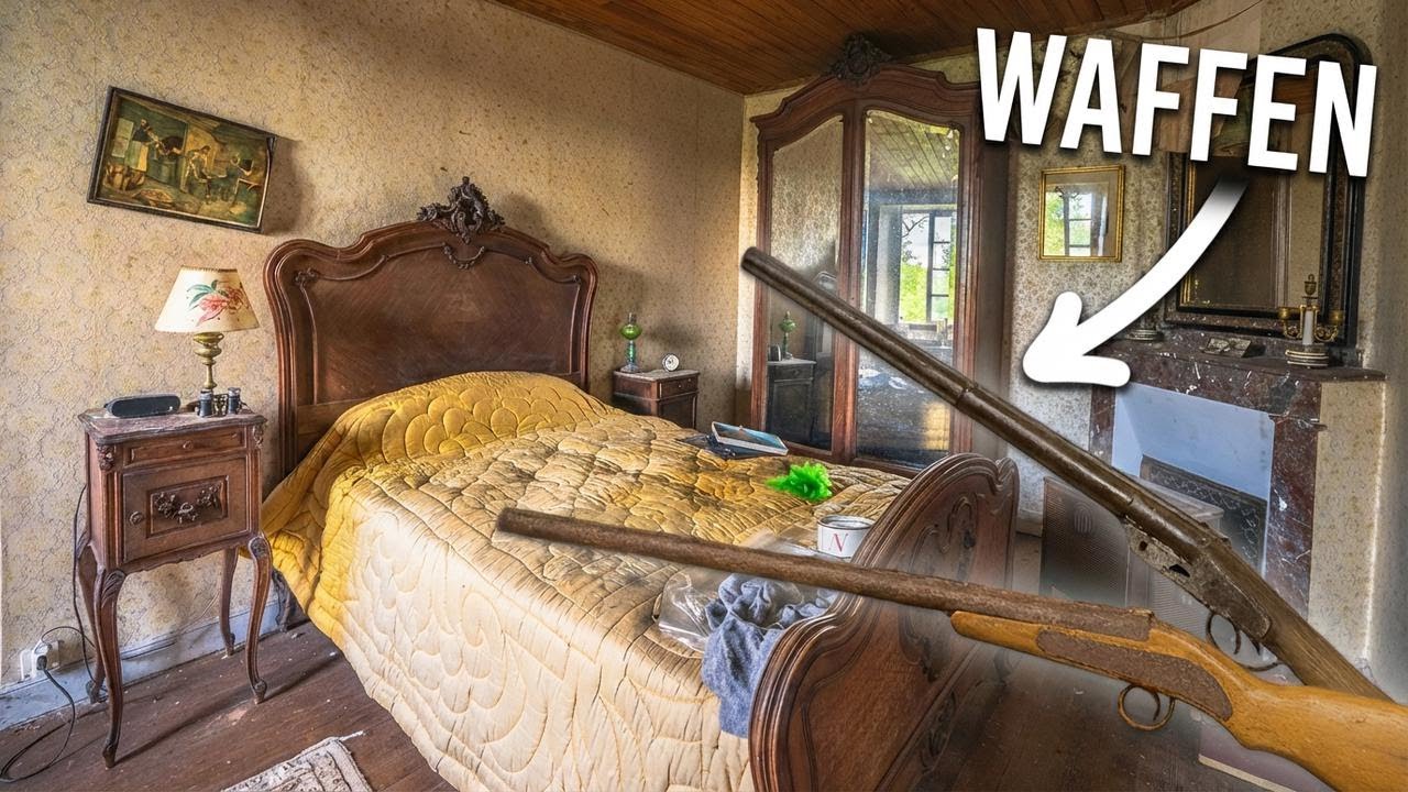 Verlassene Villa in Frankreich: Krasse Entdeckung – Geheime Gewehre gefunden!